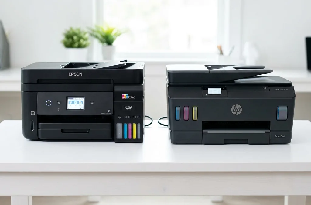 Epson EcoTank vs HP Smart Tank 2026 : Quel Système à Réservoirs Choisir ?
