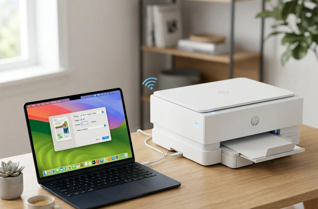 Configuration Wi-Fi Direct imprimante guide connexion